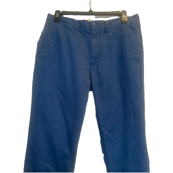 J Crew Men’s BLUE Broken In Chino Pants Urban Slim Nonstretch Sz 30w X 32L - Picture 2 of 12